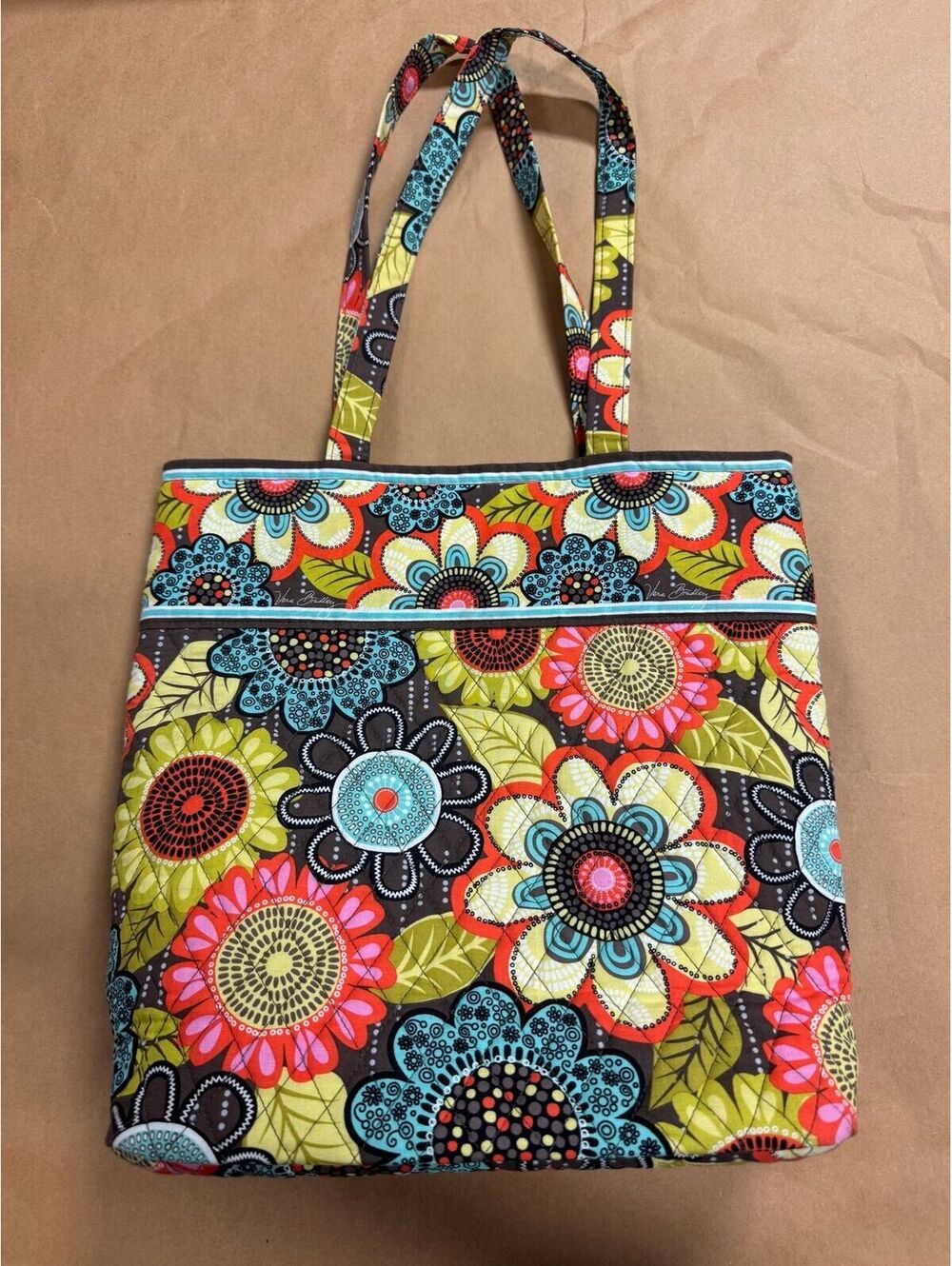 Vera Bradley quilted tote bag